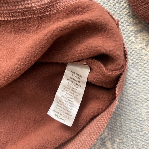 Project Social T Rust Sweatshirt - Picture 4 of 6